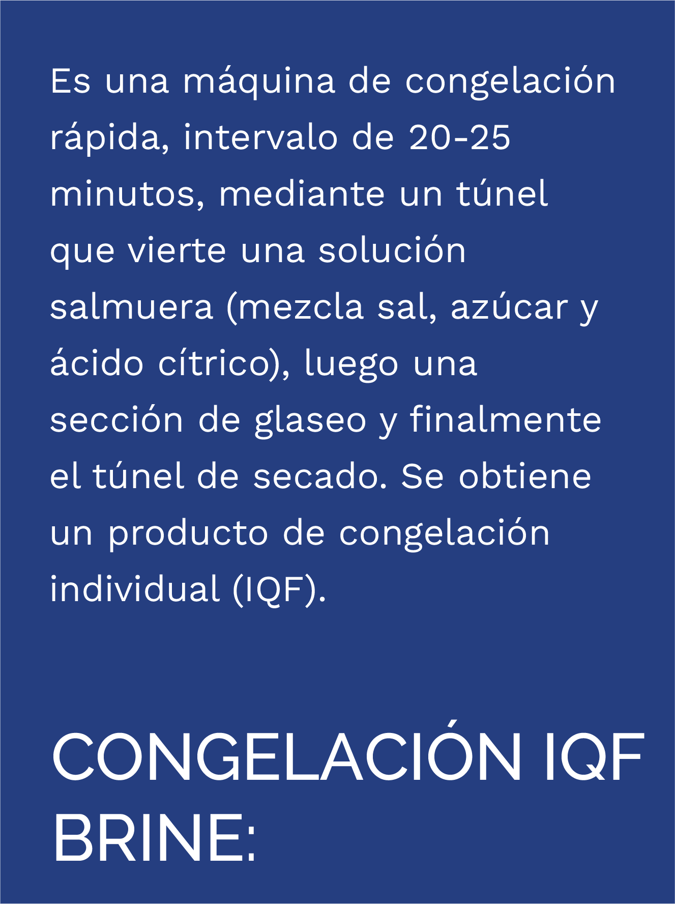 TEXT CONG IQF BRINE – ESP